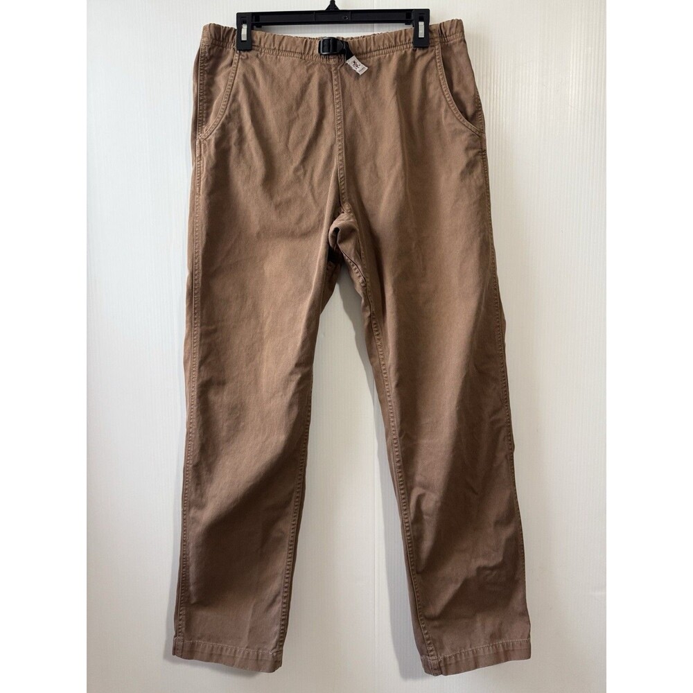 Vintage Gramicci Elastic Waist Jogger Pants Mens S Brown Original Fit 31” Inseam